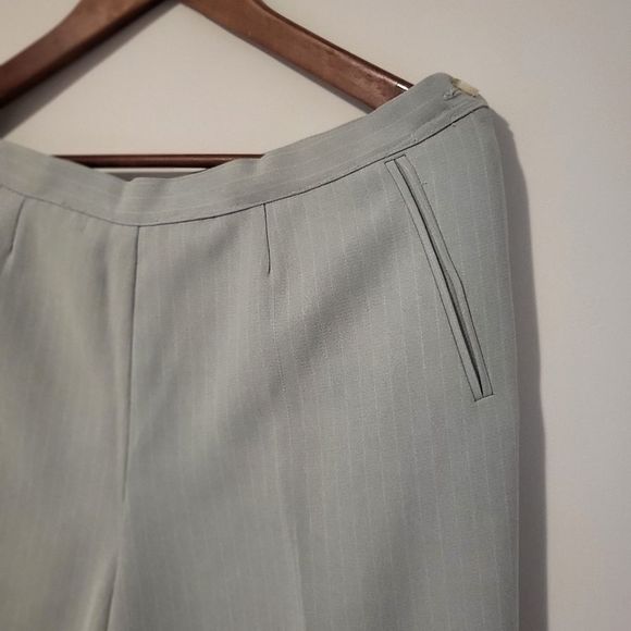 Vintage business look set jacket and pants size 14 modifies gray - Picture 8 of 9